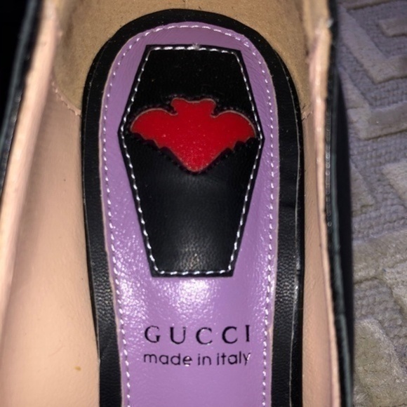 Gucci Amber G Block Rhinestone Heels - Picture 11 of 11